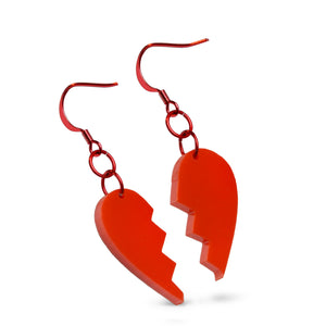 Broken Heart Earrings